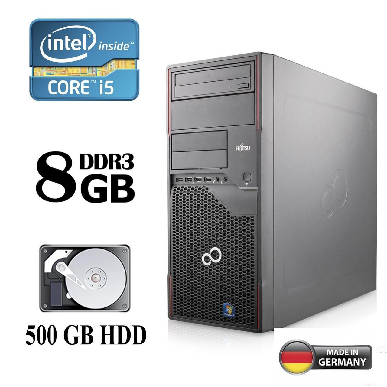 Fujitsu Esprimo P710 E85+ Tower / Intel® Core™ i5-3470 (4 ядра по 3.20 - 3.60 GHz) / 8gb DDR3 / 250 GB HDD