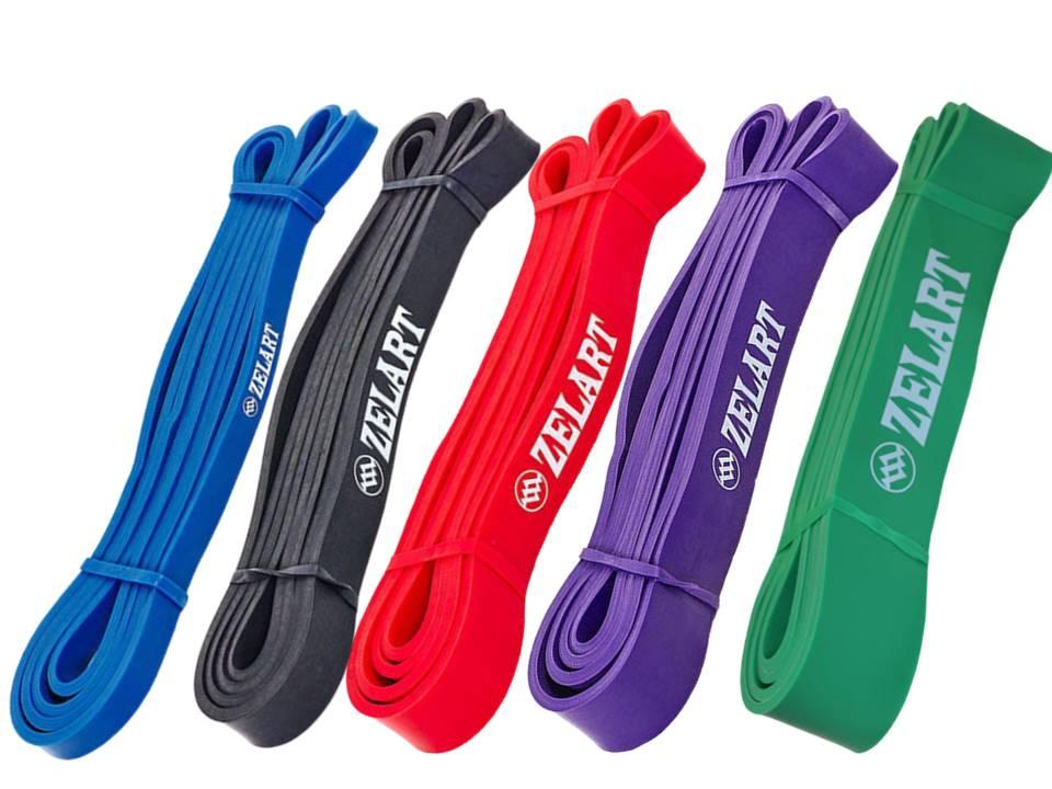 Набір еспандерів-петель Zelart POWER BANDS жорсткість 2-60 кг для підтягування, турніка, тренувань, фото 1