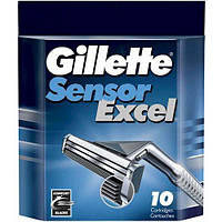 Змінні касети для гоління Gillette Sensor Excel 10 шт