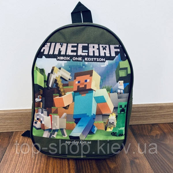 Дитячий рюкзак для хлопчика майнкрафт ( Minecraft ) в садочок