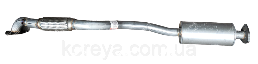 Приймальна труба Лачетті 1.4 1.6 1.8 LDA алюмінізована Bosal-ЗАЗ 279-471L-01 (під лямбда зонд), фото 1