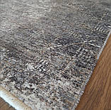 Практичний тонкий килим у потертому стилі з бабмукової нитки, фото 2