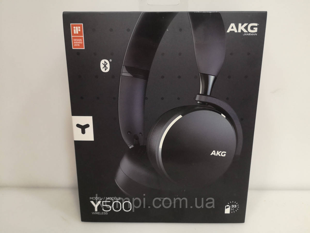 Наушники безпровідні AKG Y500 Wireless Black (Оригінал), фото 1