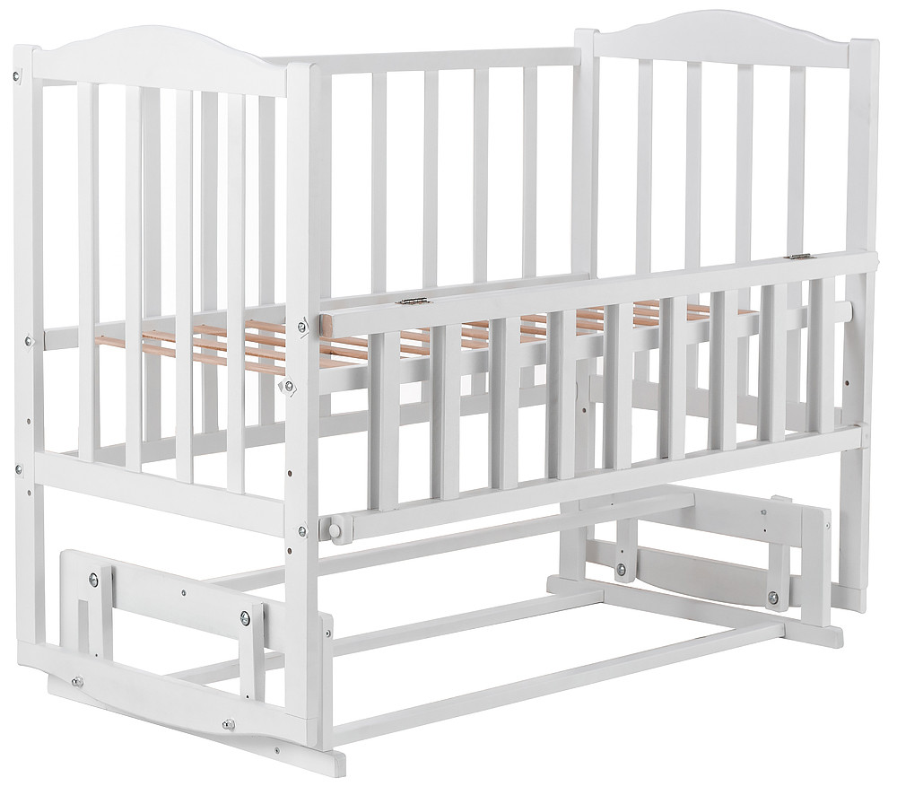 Кровати Babyroom Зайчком ZL201 маятник, відкидного боку біла