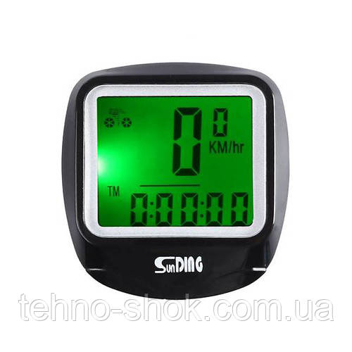 Велокомп'ютер SD-568 с підсвічуванням екрану,waterproof,23 функції