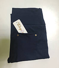 Сині лосини (норма) No010 на флісі, фото 5