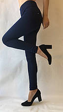 Сині лосини (норма) No010 на флісі, фото 2