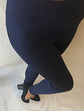 Сині лосини (норма) No010 на флісі, фото 4