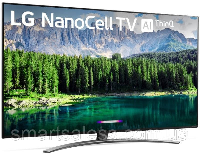 Телевізор LG 65SM8500 NanoCell TV, 120 Гц, 4K Ultra HD, Голосовий пульт, WiFi