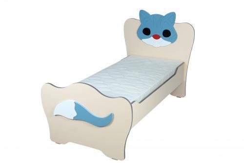Ліжко дитяче «Кошеня» з МДФ накладками, без матрацу, фото 1