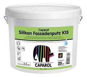 Силіконова штукатурка Silikon-Fassadenputz K15 Weis