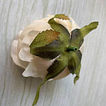 Головка півонії, піоноподібної троянди 8 см. персиковий, фото 4