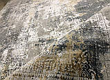 Килим вінтаж класичний сірий шовковий килим купити, фото 3