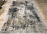 Килим вінтаж класичний сірий шовковий килим купити, фото 5