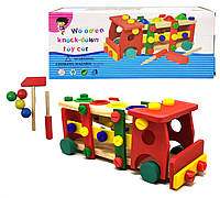 Конструктор машинка "Wooden Toy Car" Руди (Д033у)