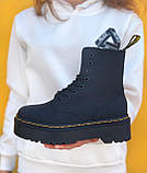 Демісезонні жіночі черевики Dr.Martens Molly чорні, фото 4