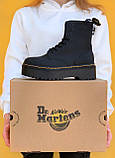 Демісезонні жіночі черевики Dr.Martens Molly чорні, фото 5