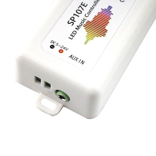Контроллер музыкальный SP107E с Bluetooth управлением RGB 5-24 В для адресуемой ленты - фото 7 - id-p1241358662