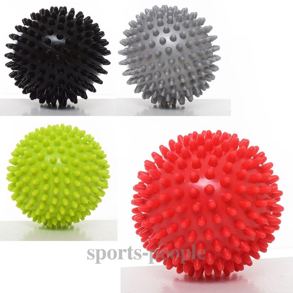 М'ячик масажний, з пухирцями, MS 2096-1, твердий, ПВХ, Ø 7.5 см, обвід 23.5 см, різні кольори.