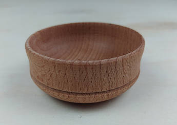 Солонка дерев’яна | соусник з бука 50 мл | натуральний екопосуд ручної роботи