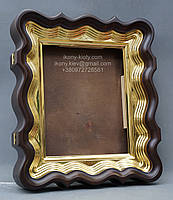 Золочення сухозлітним золотом дерев'яних рам., фото 4