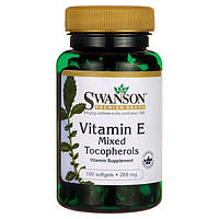 Vitamin E Mixed Tocopherols - витамин E в виде смеси токоферолов, 267 мг, 100 кап.