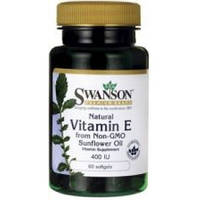 Vitamin E Sunflower Oil - витамин E из семян подсолнечника, 400IU, 60 кап.