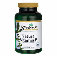 Natural Vitamin E - натуральный витамин E, 200IU, 100 кап.