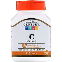 Vitamin C 250 мг 21st Century 110 таблеток