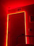 LED Стрічка червона 14,4 W/м 60LED/м IP20 світлодіодна МТК-300R5050-12 №1, фото 2