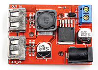 Понижающий преобразователь USB DC-DC 6-40В на 5В 3А LM2596S