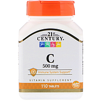 Vitamin C 500 мг 21st Century 110 таблеток