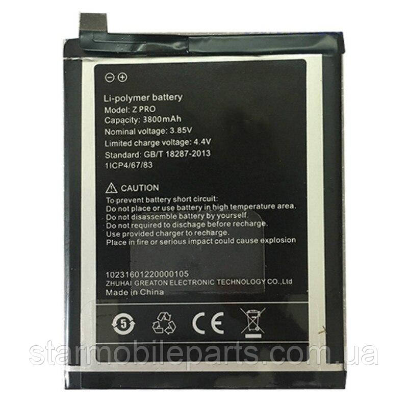 Акумулятор (батарея) Umi Z (Li-polymer 3.85 V 3780mAh), фото 1