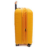 Пластикова валіза на 4 колесах поліпропілену 105 л Snowball оранжева, фото 3
