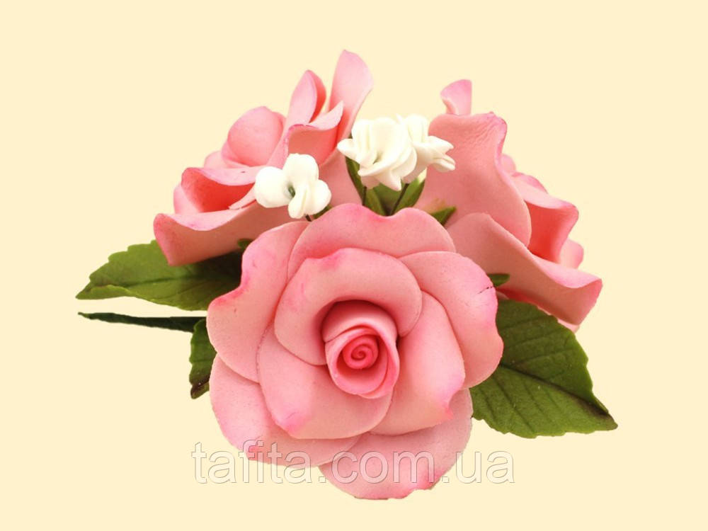 Кондитерська прикраса Букет троянд №2, фото 1