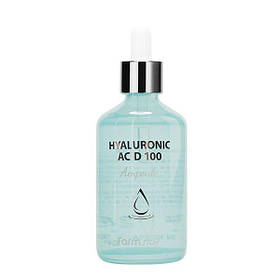 Зволожуюча сироватка для обличчя з гіалуроновою кислотою FarmStay Hyaluronic Acid 100 Amopoule 100 мл
