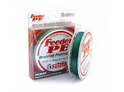 Шнур Feeder PE X4 1.0/0.16mm. 8,1kg. 140m. cоl.GREEN ТМ FANATIK