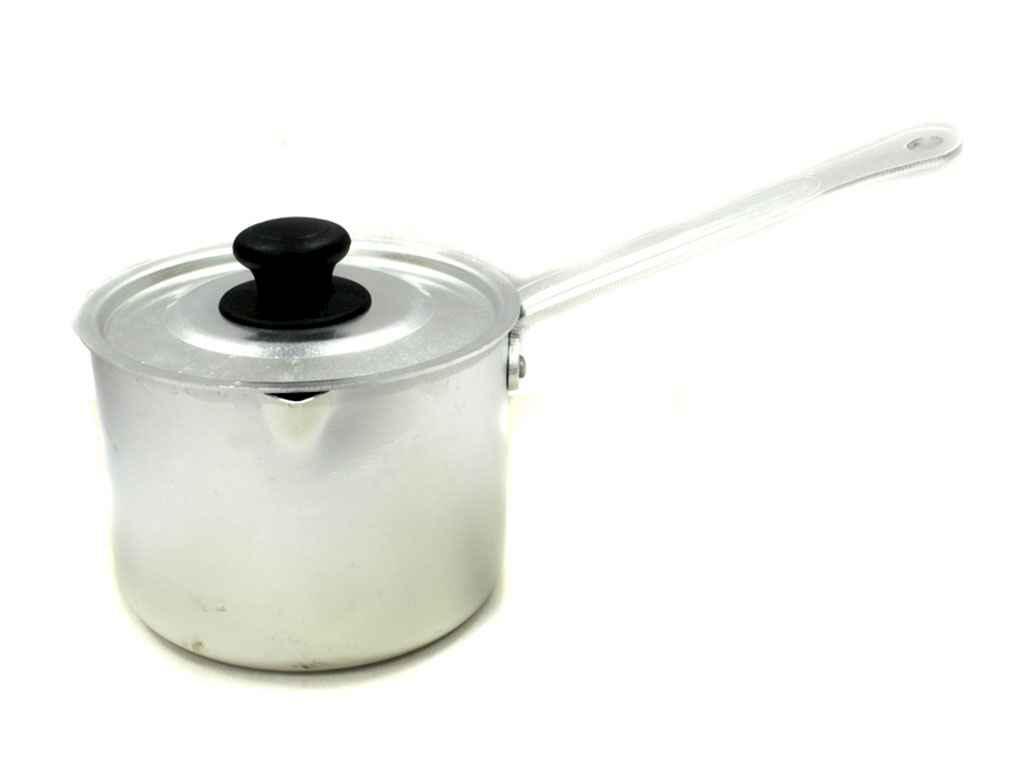 Ківш 1,0 л алюм. з мет. руч. ТМINTEROS