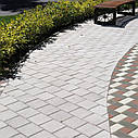 Тротуарна плитка Квадрат великий 200х200 колормікс товщина 100 мм ( 235 кг/м2), фото 3