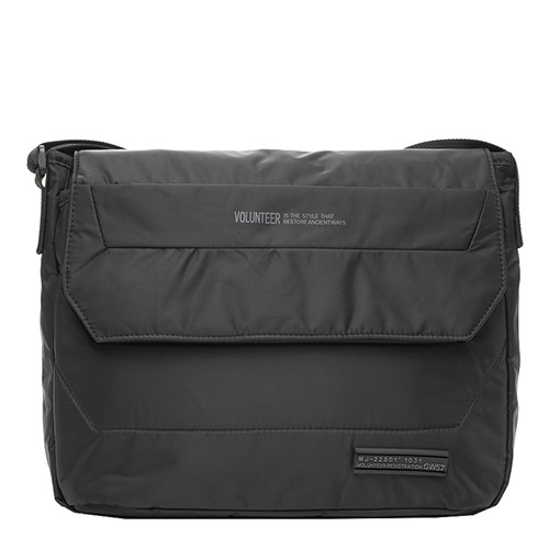 Сумка чоловіча чорна Volunteer 1713-06, фото 1
