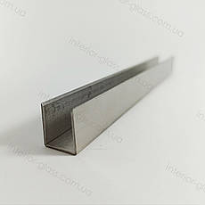Швелер (профіль) нержавіючий 15*13*15 мм, L=3 м ST-502-10 SSS матовий