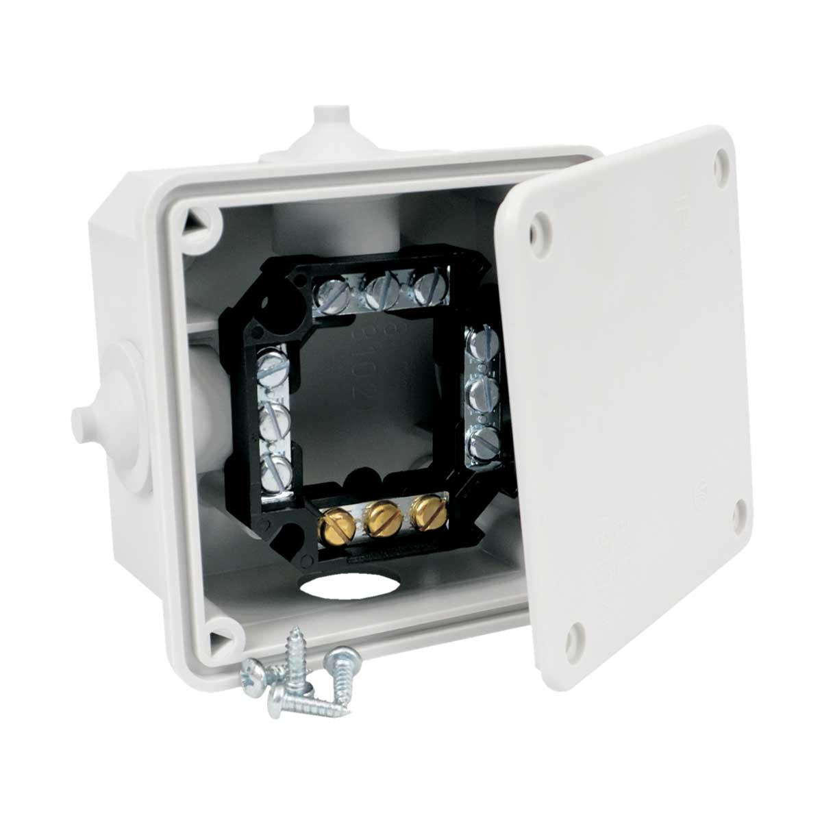 Розподільча коробка Копос 8102_KA 93х93х47мм з клемником, IP54