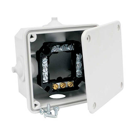 Розподільча коробка Копос 8102_KA 93х93х47мм з клемником, IP54, фото 1