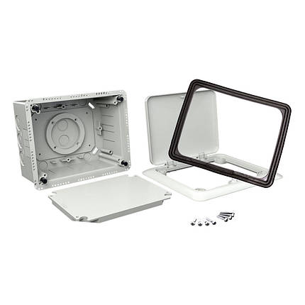 Універсальна розподільна коробка Копос KUZ-VO_KB 196х156х86мм, сірий колір, IP30, фото 1