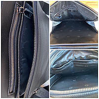 Чоловіча шкіряна містка сумка на і через плече H. T. Leather, фото 7