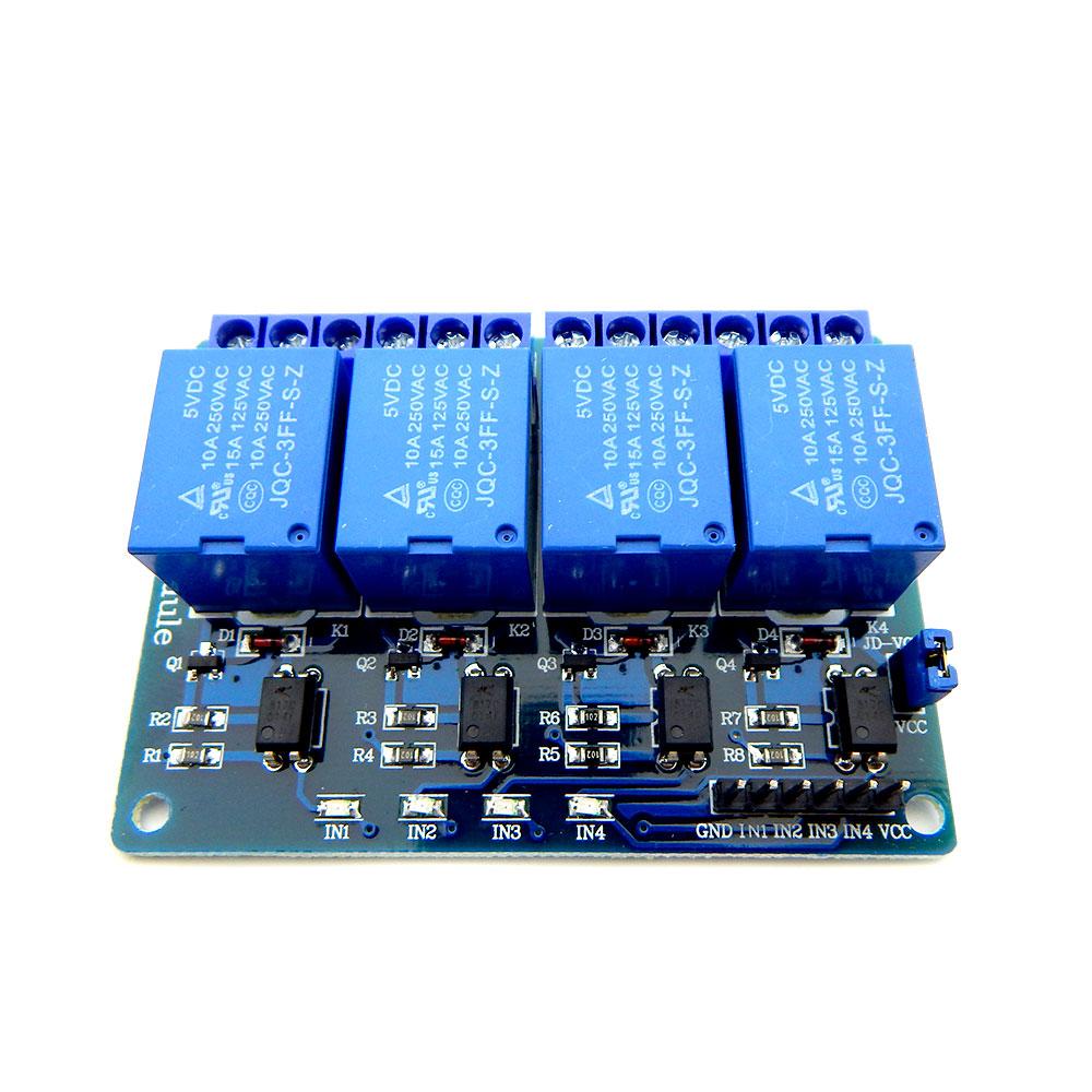 Модуль реле 4-х канальный - 12V: продажа, цена в Украине. Наборы и ...