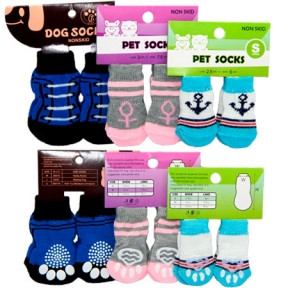 Шкарпетки для тварин з антиковзаючим покриттям XL
