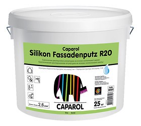 Силіконова штукатурка Silikon-Fassadenputz R20 Weis
