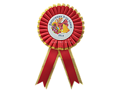 Значок "Випускник 9-го класу" з бантом