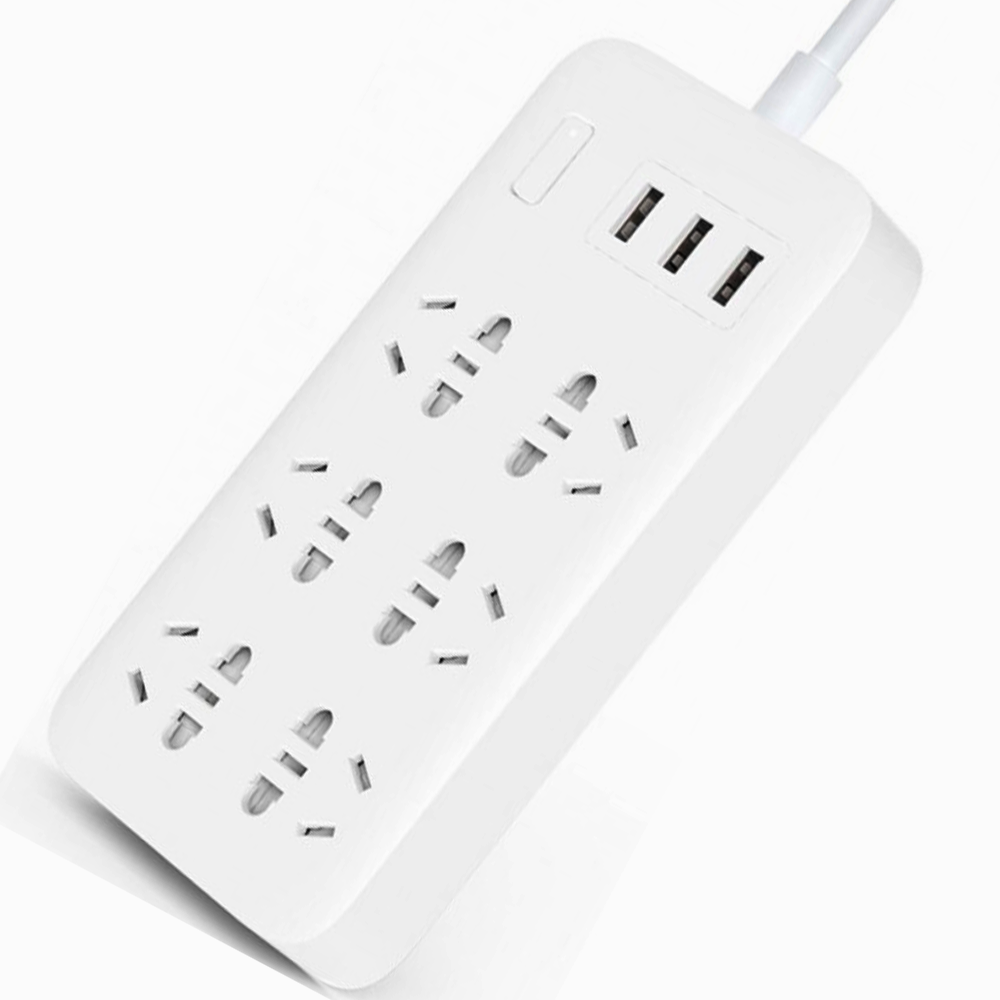 Мережевий фільтр-подовжувач Xiaomi MiJia Strip 6 розеток 3USB White (NRB4025CN)